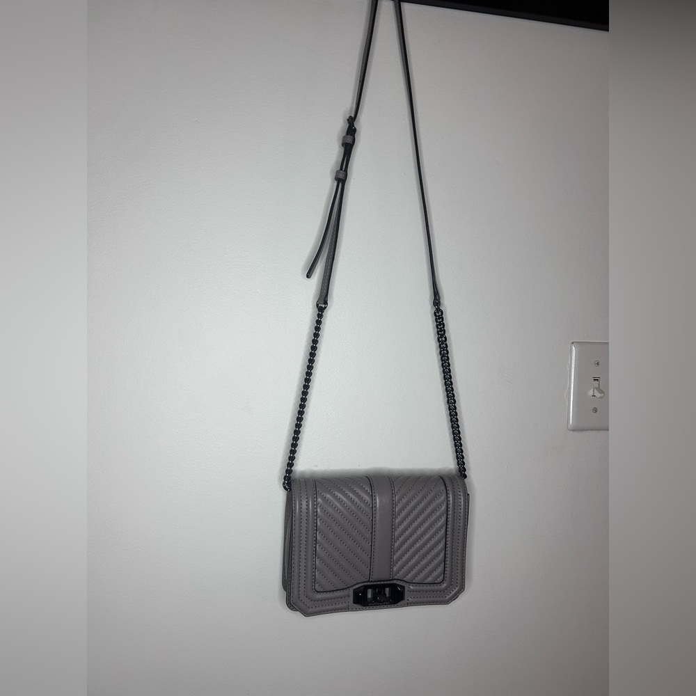 Rebecca Minkoff Chevron Quilted Love Crossbody